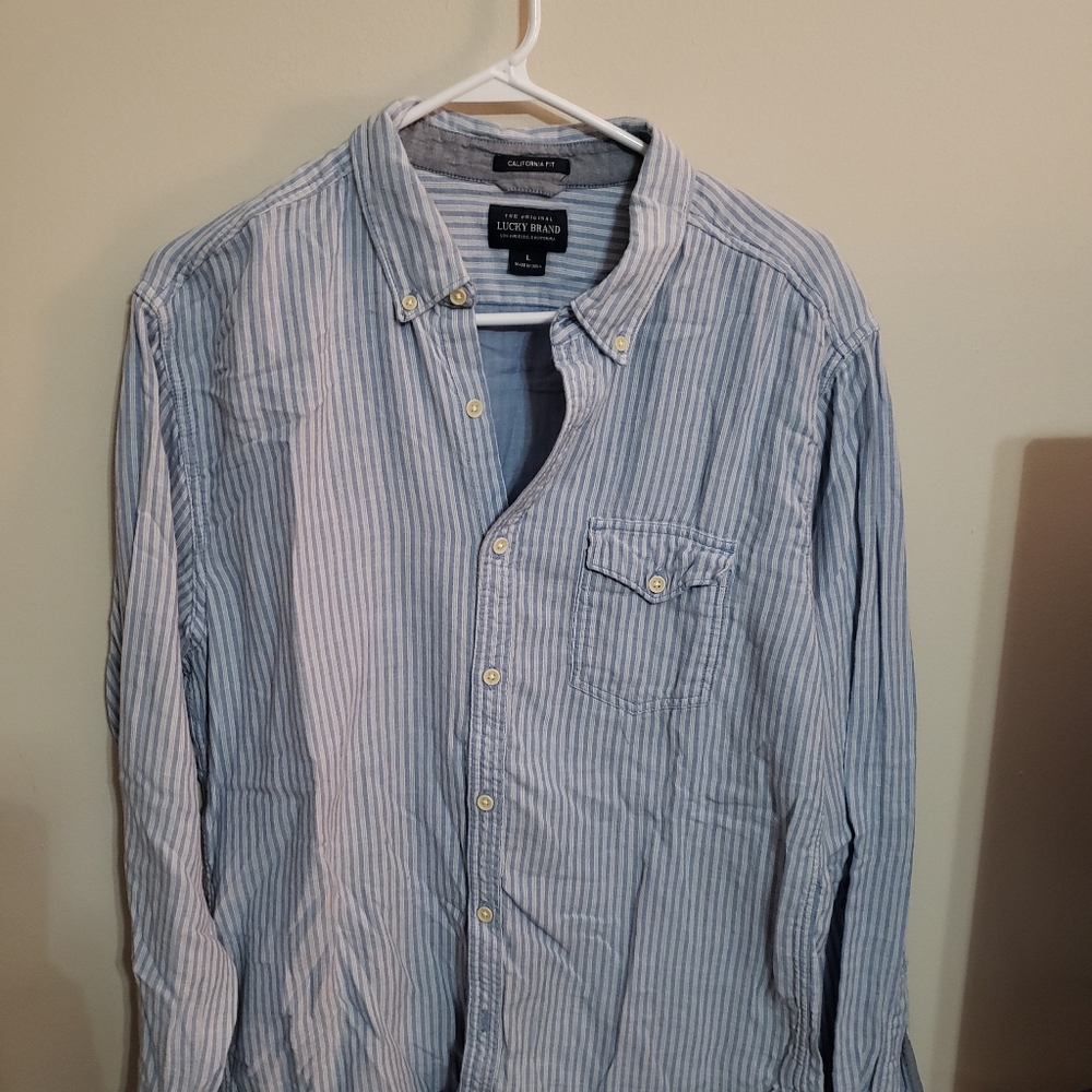 Lucky brand mens button down